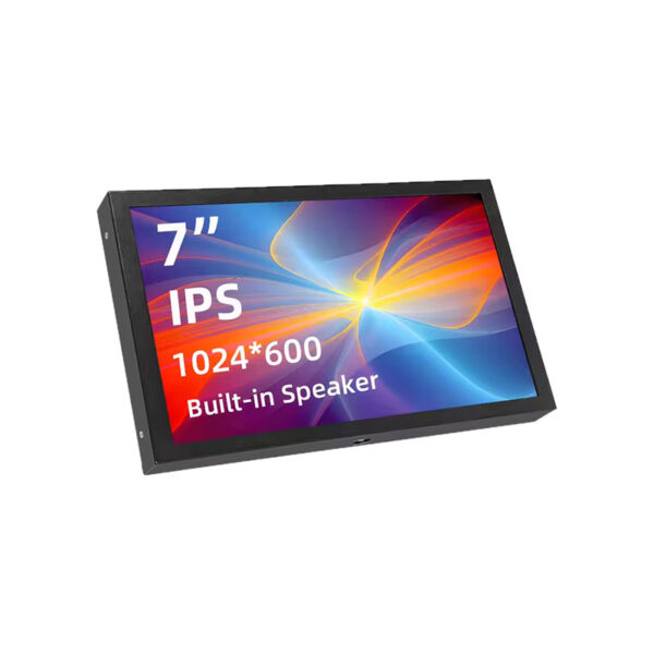 7" Portable IPS Monitor 1024x600 – HDMI, VGA, AV for Raspberry Pi