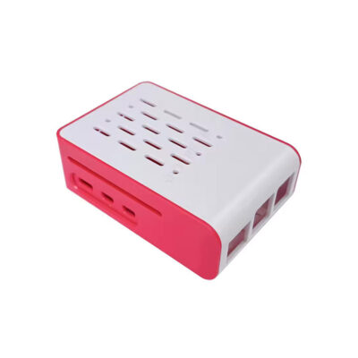Raspberry Pi 5 Red-White Case – Fits Official Active Cooler